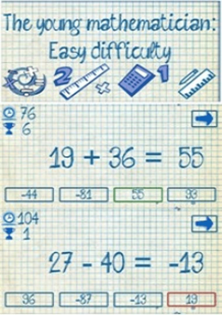 The young mathematician: Easy difficulty Cover