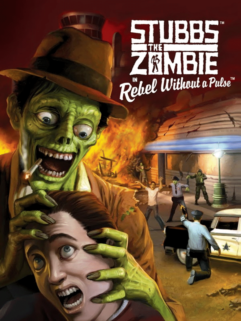 Stubbs the Zombie in Rebel Without a Pulse Cover