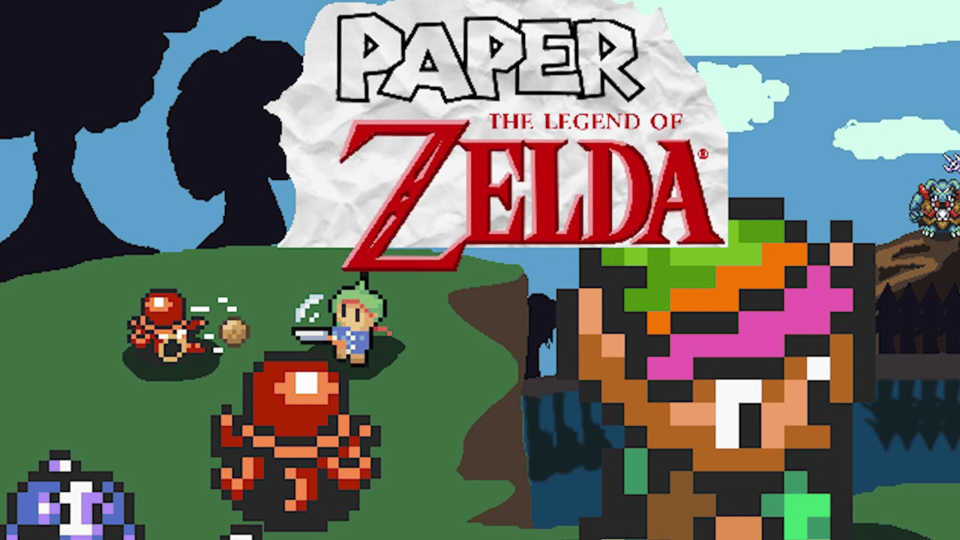 Paper Zelda RPG Cover