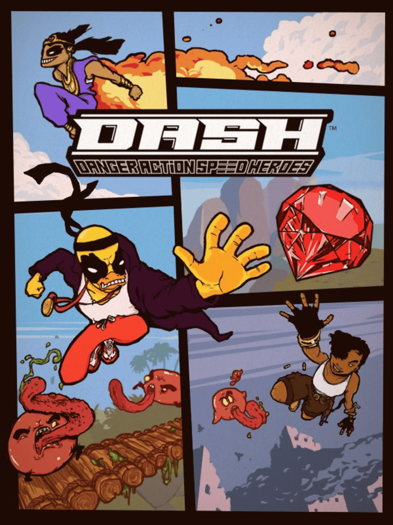 DASH: Danger Action Speed Heroes Cover