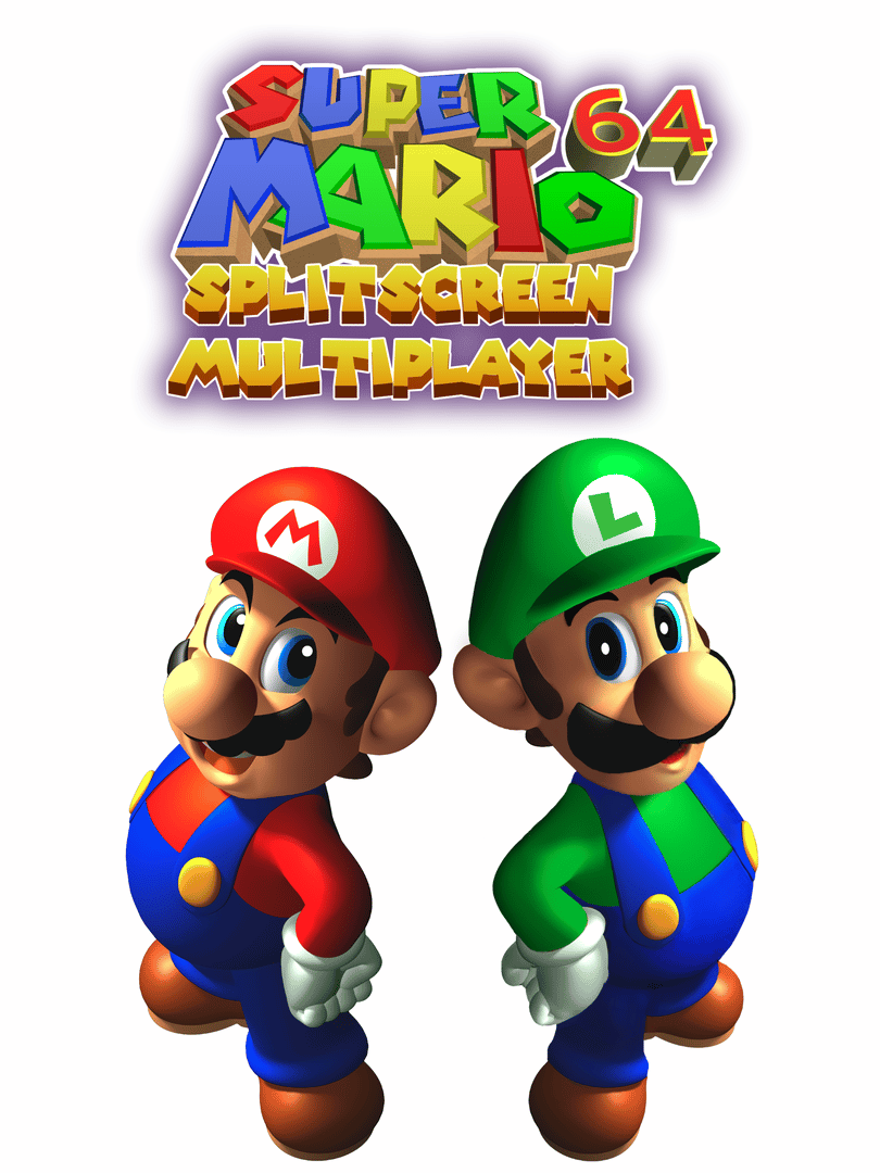 Super Mario 64 Splitscreen Multiplayer Cover