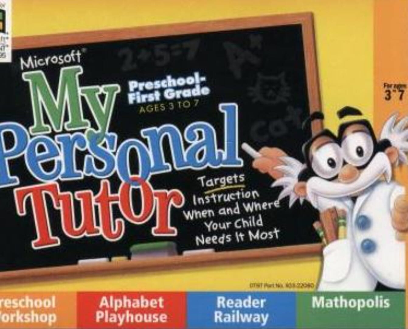 Microsoft: My Personal Tutor Preschool & Kindergarden (2001)