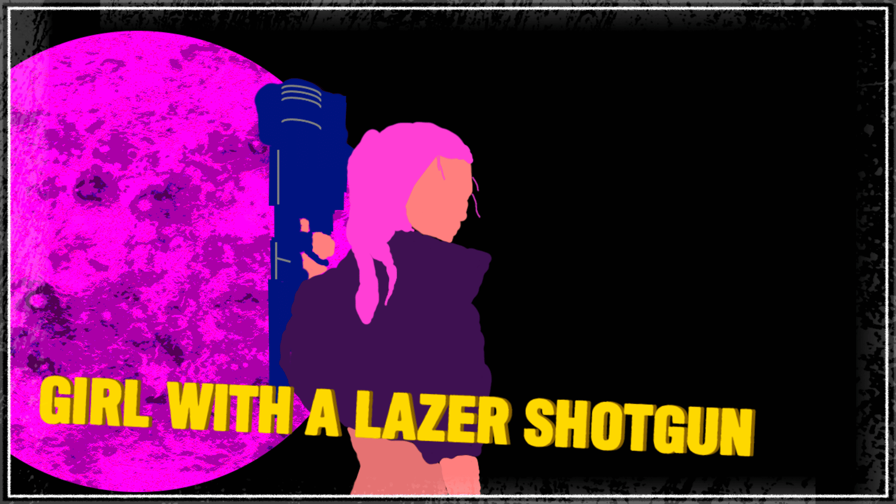 Girl With A Lazer Shotgun Cover