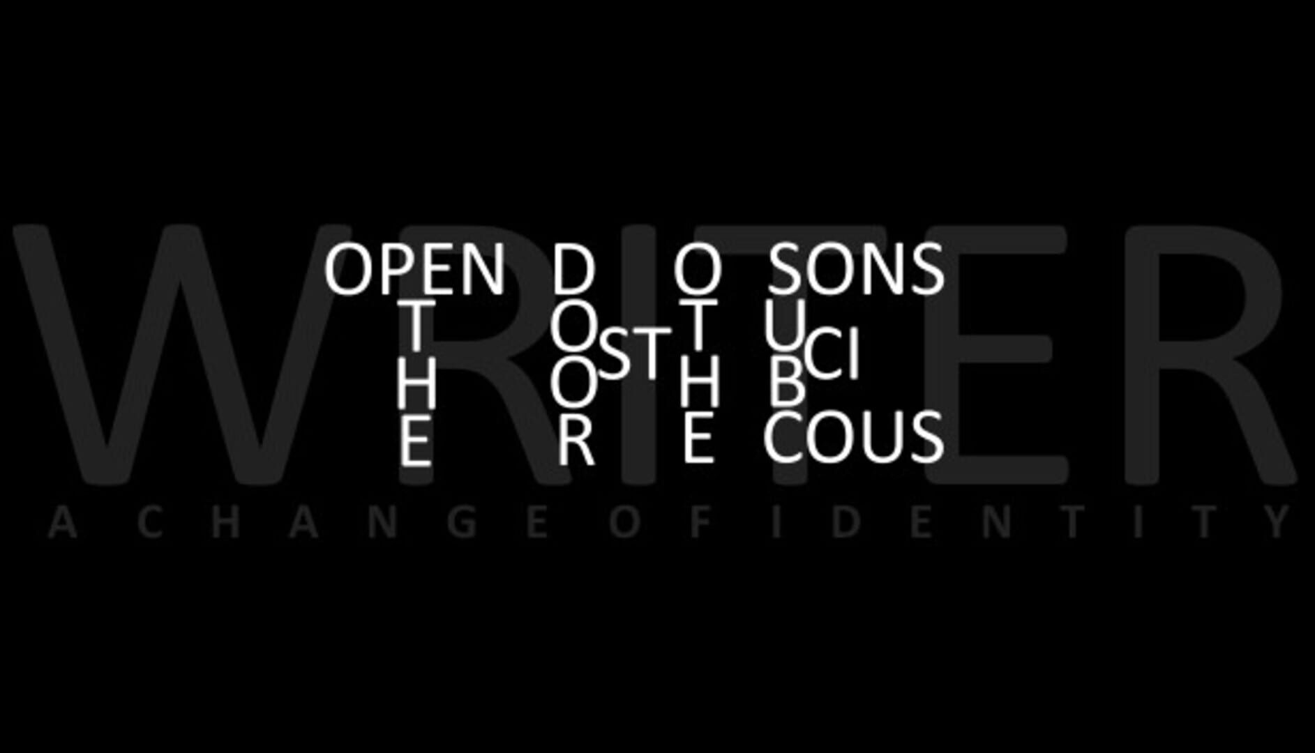 The Writer: A Change of Identity