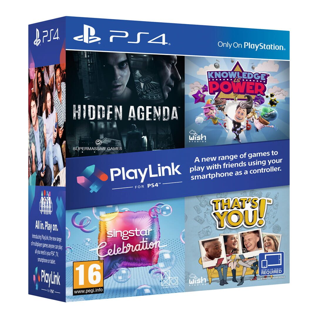 Bundle : Pack Playlink That's You! + Knowledge is Power + Singstar Celebration + Hidden Agenda