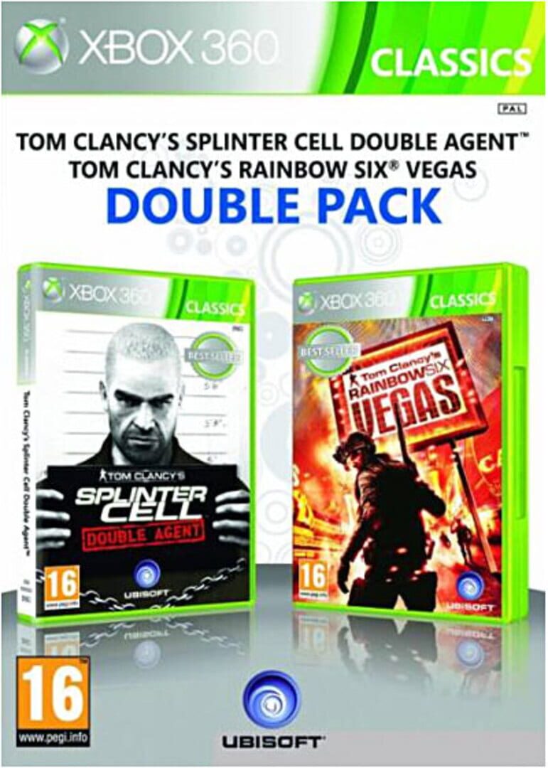 Splinter Cell Double Agent + Rainbow Six Vegas cover art