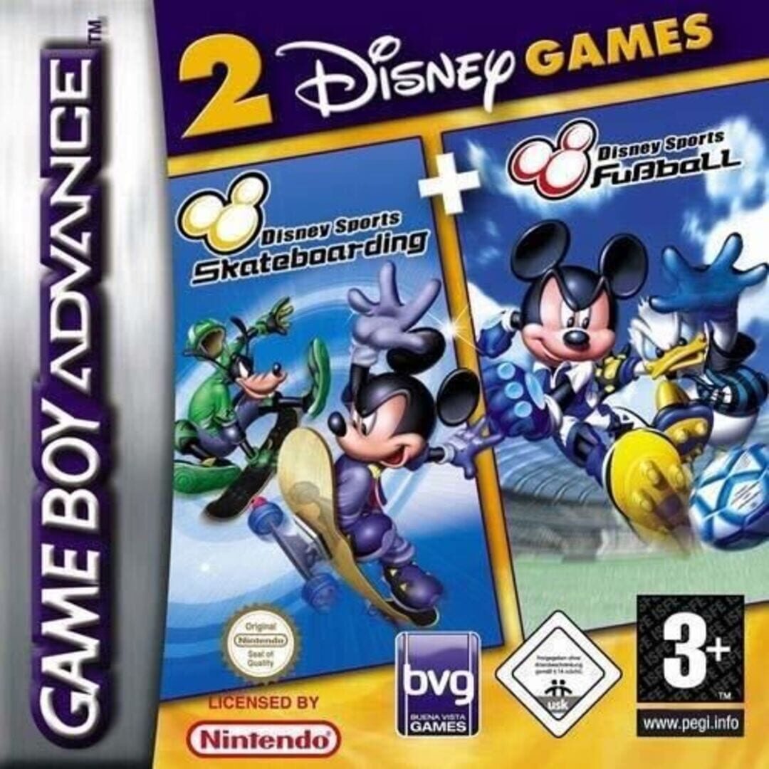 2 Disney Games: Disney Sports Skateboarding + Disney Sports Football