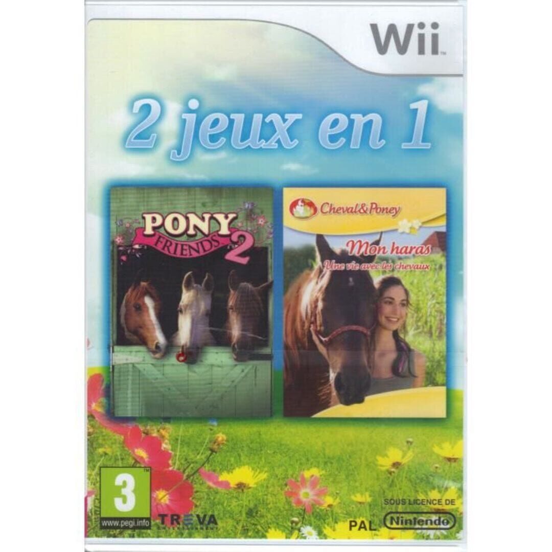 Pack 2 Games Pony Friends 2 + My Riding Stables: Life with Horses cover art