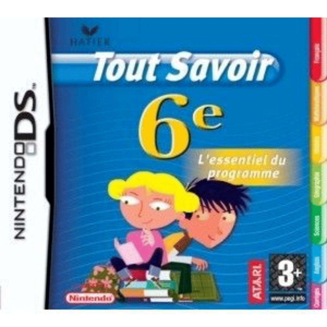 Tout Savoir: 6E Cover