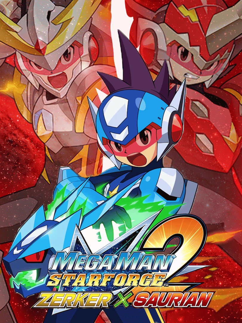 Mega Man Star Force 2: Zerker x Saurian Cover