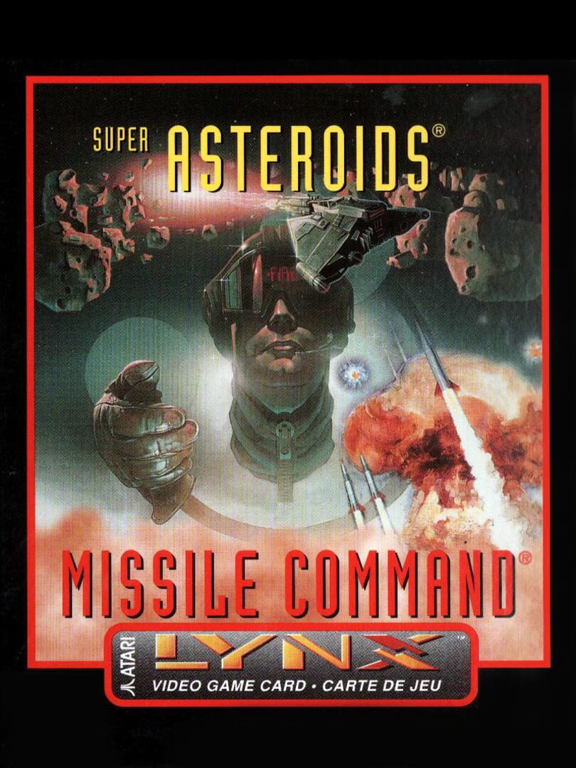 Super Asteroids & Missile Command cover art