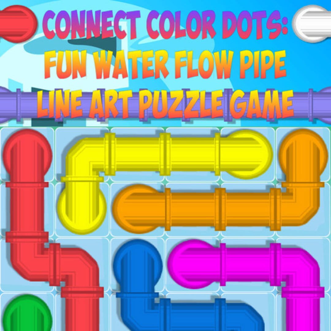 Connect Color Dots: Fun Water Flow Pipe Line Art Puzzle Game (2021)