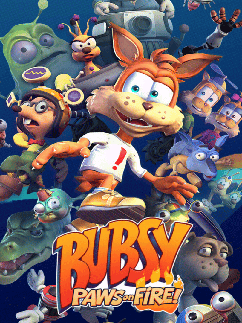Bubsy: Paws on Fire! Cover