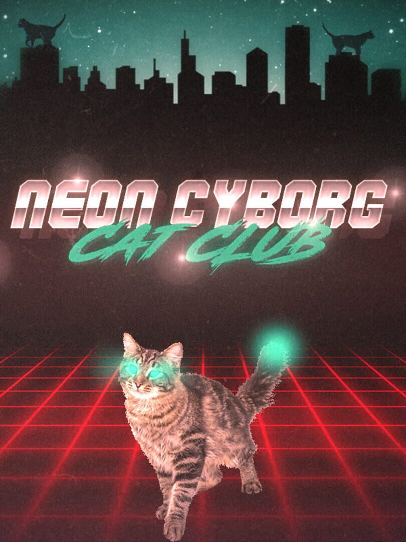 Neon Cyborg Cat Club