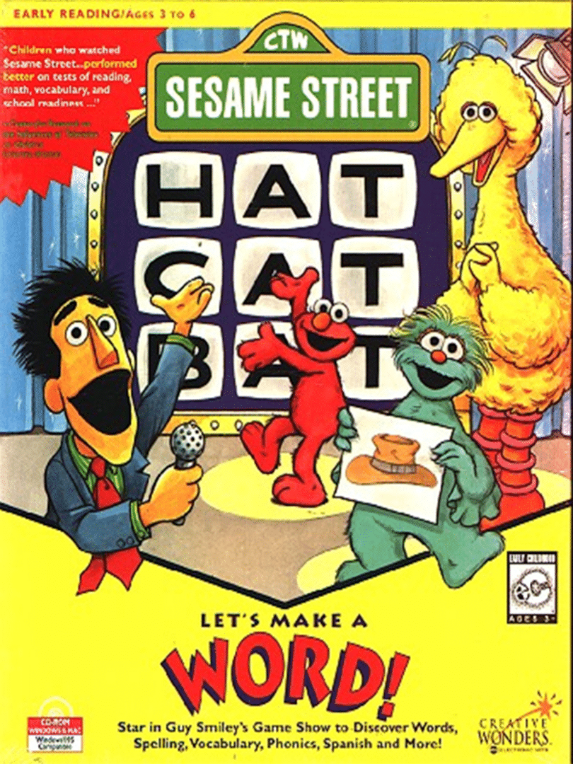 Sesame Street: Lets Make a Word! Cover