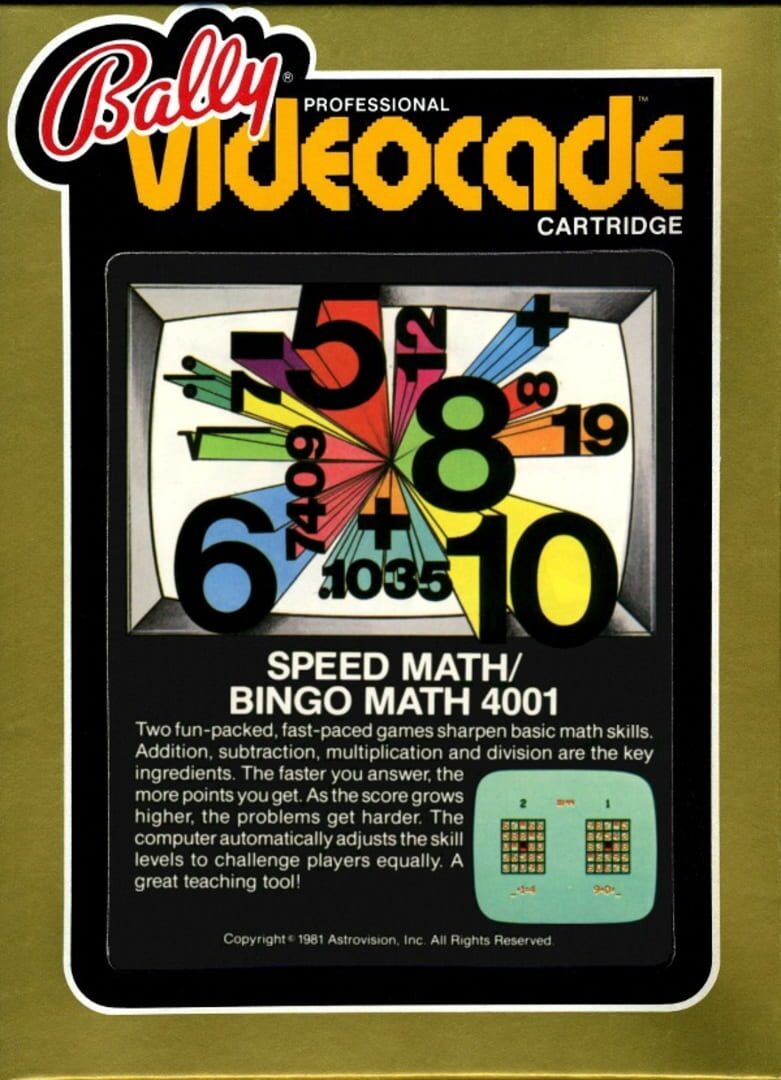 Elementary math / Bingo Math cover art