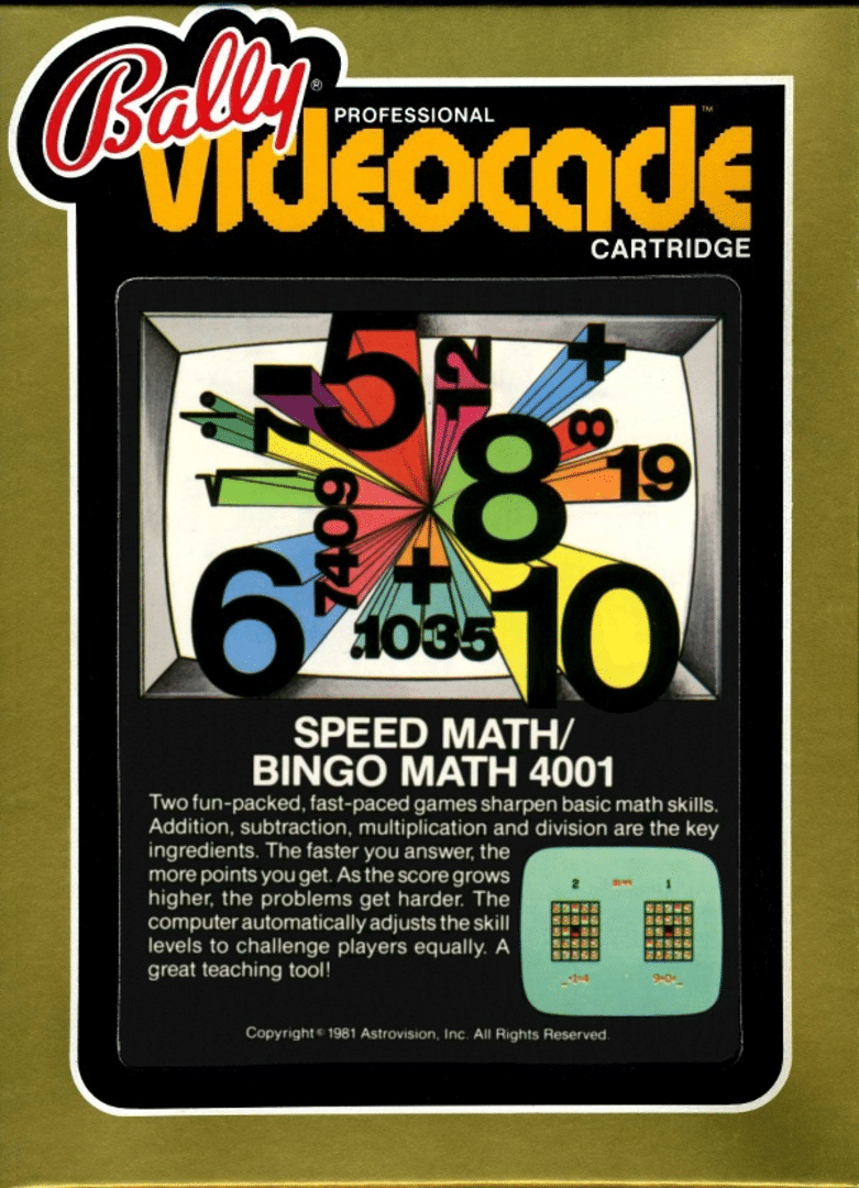 Elementary math / Bingo Math Cover