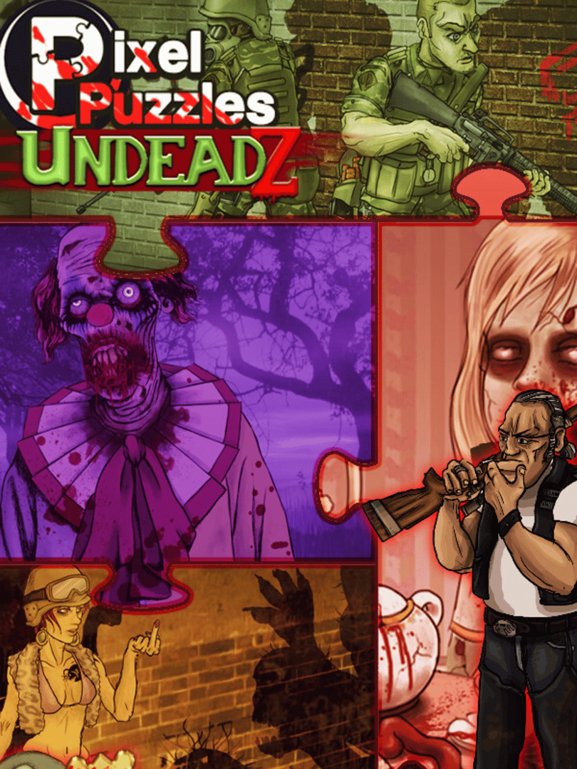 Pixel Puzzles: UndeadZ Cover