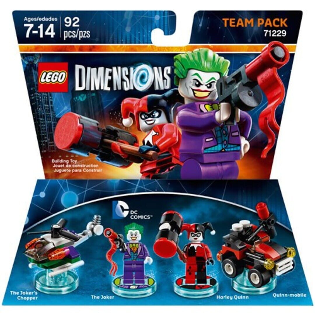 LEGO Dimensions: The Joker and Harley Quinn Team Pack cover art