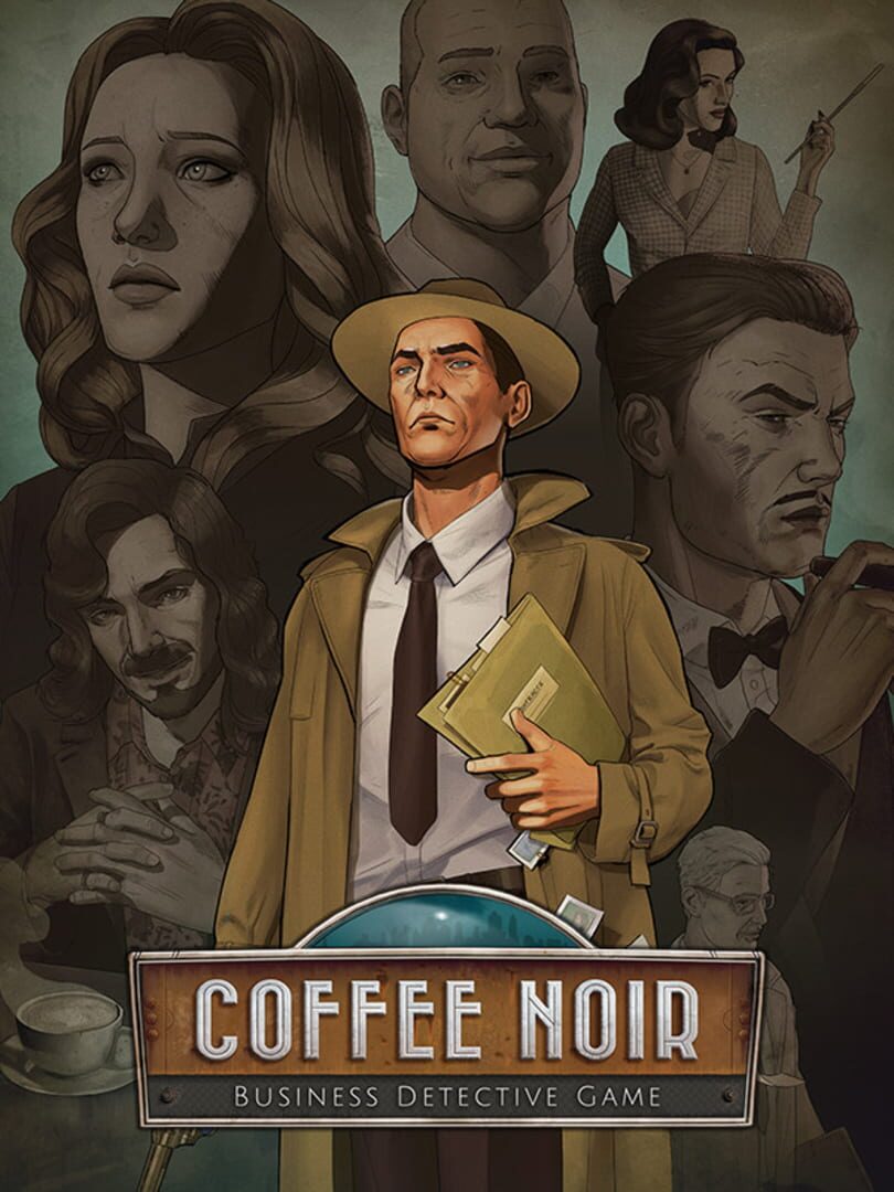 Cover image of Coffee Noir: Business Detective Game