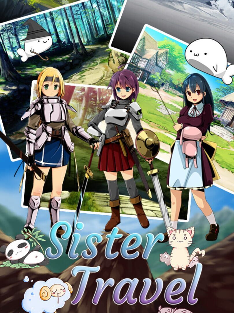 Читать мир сестер. Sister Travel [Kagura games]. Девушки в последнем путешествии. Последнее путешествие девочек. Sister Travel.