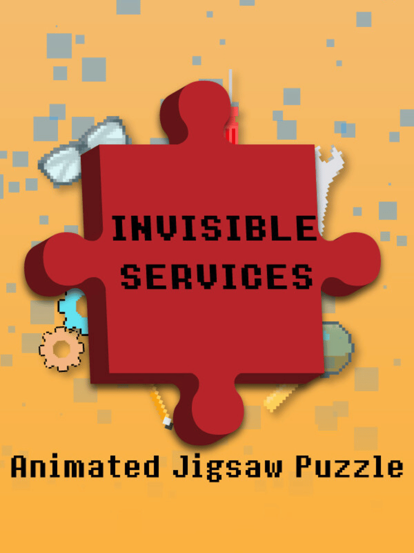 Invisible Services: Pixel Art Jigsaw Puzzle Cover