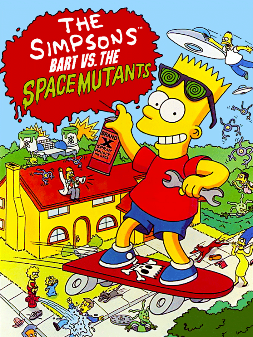 The Simpsons: Bart vs. The Space Mutants Cover