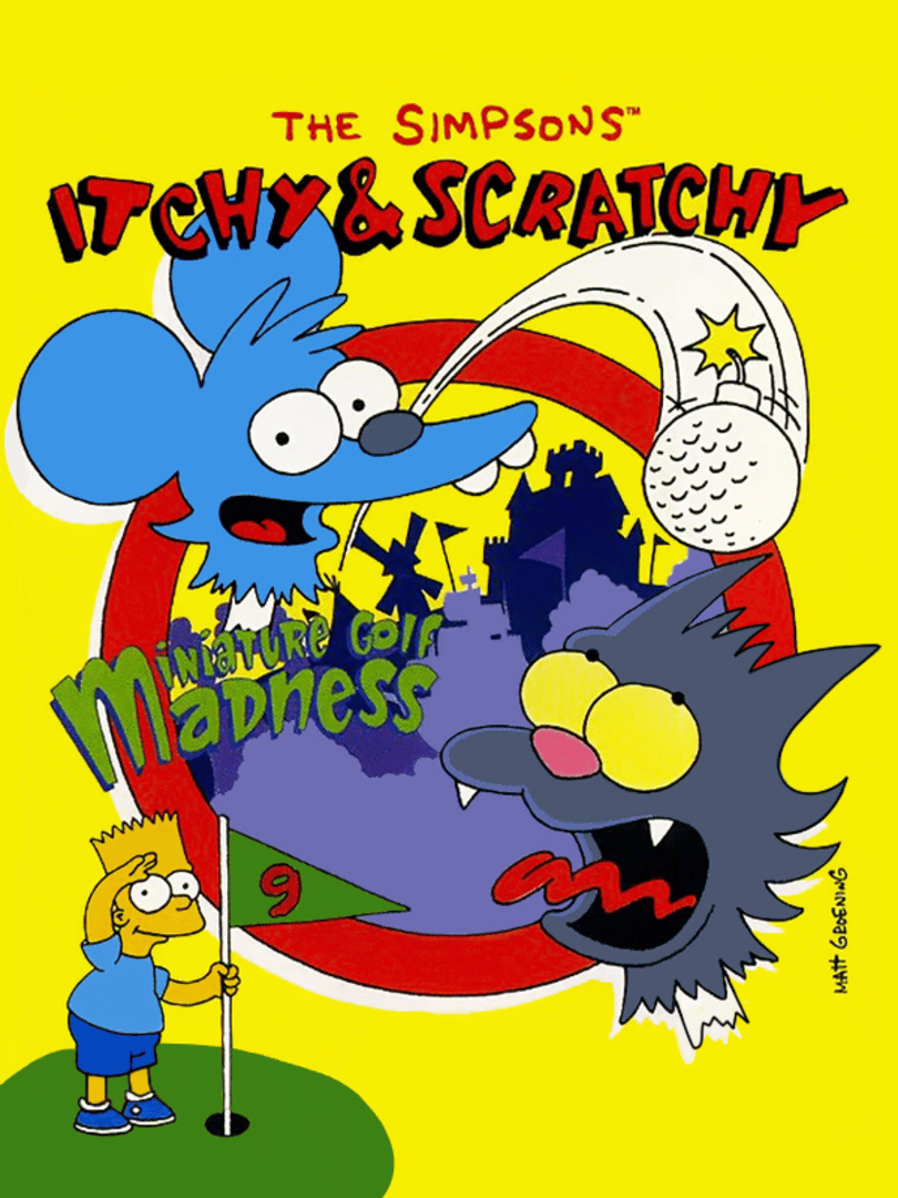 The Simpsons: Itchy & Scratchy in Miniature Golf Madness Cover