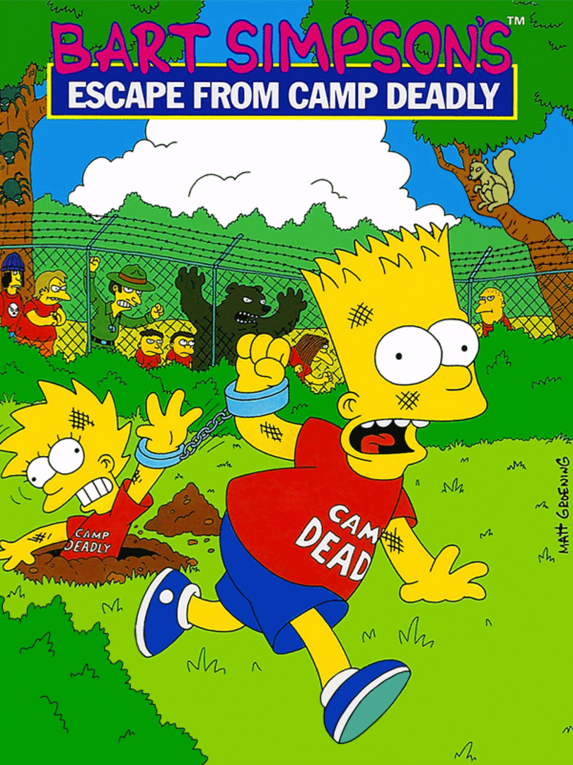 Bart Simpson's Escape from Camp Deadly Cover