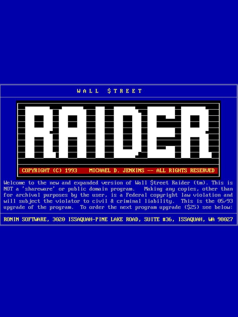 Wall Street Raider (1986)