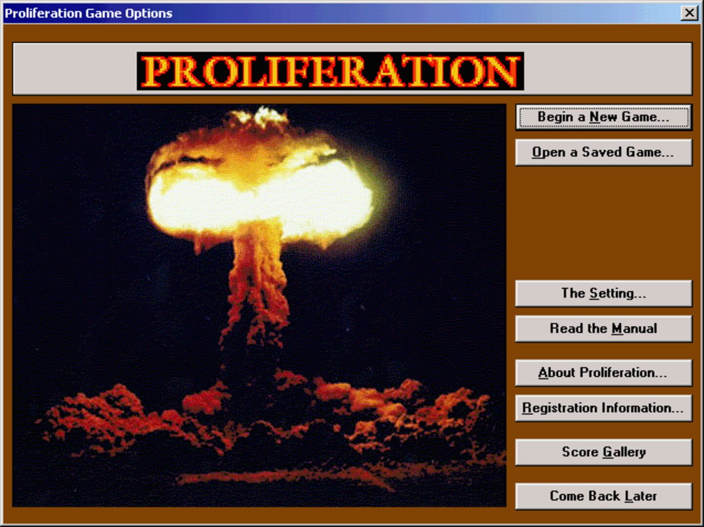 Proliferation (1995)