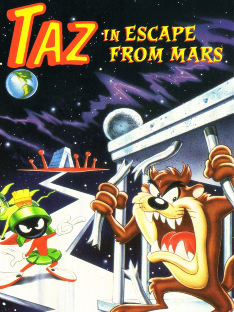 Taz in Escape From Mars Cover