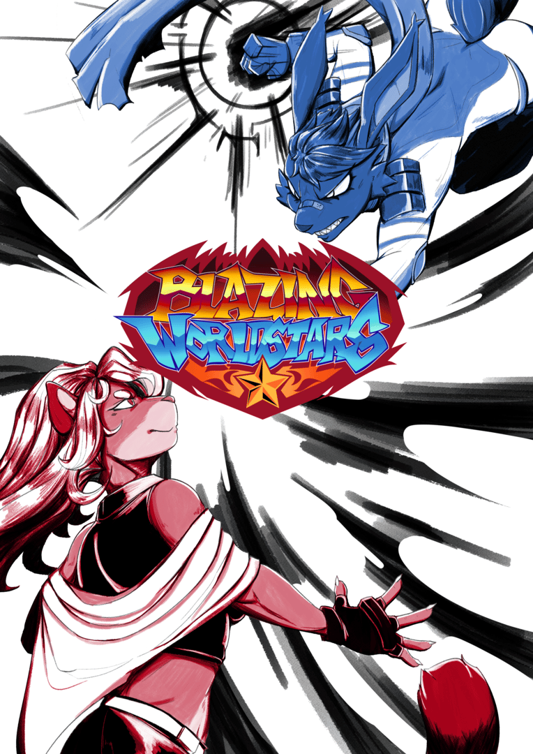 Blazing Worldstars Cover