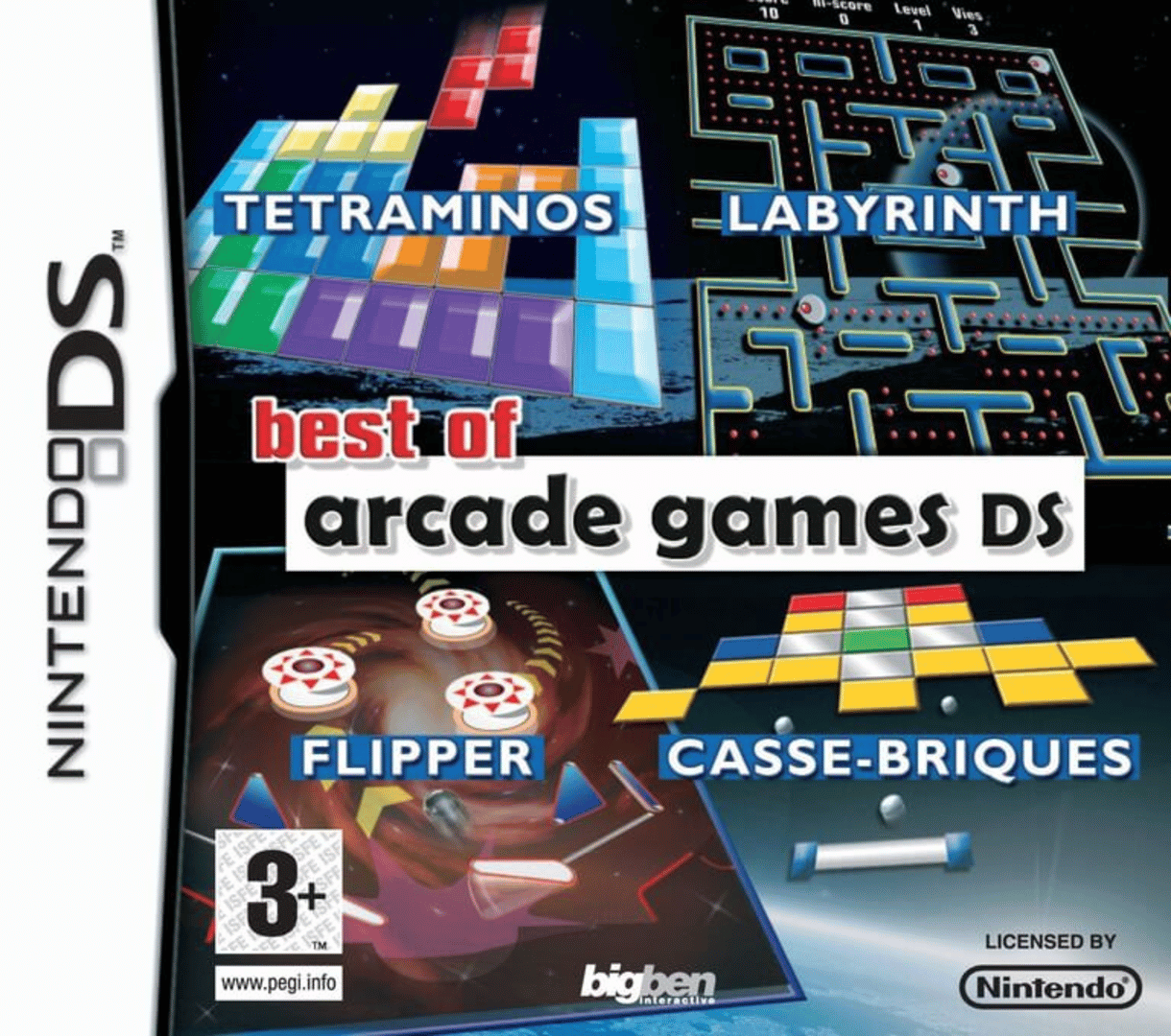 Best of Arcade Games DS Cover