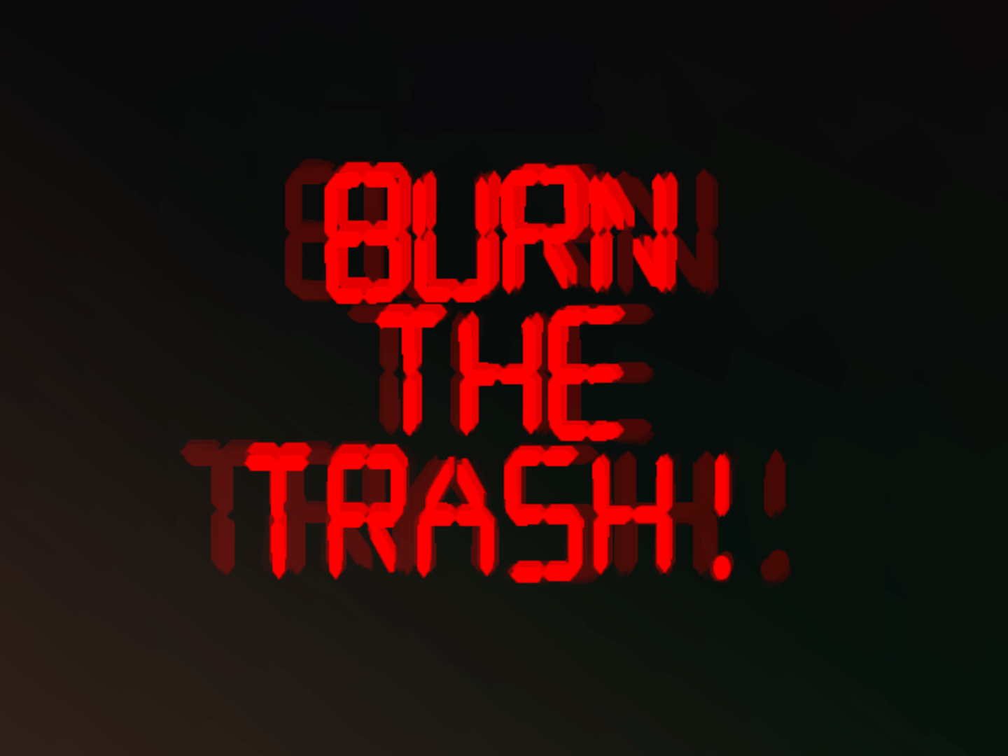 Burn the Trash! Cover