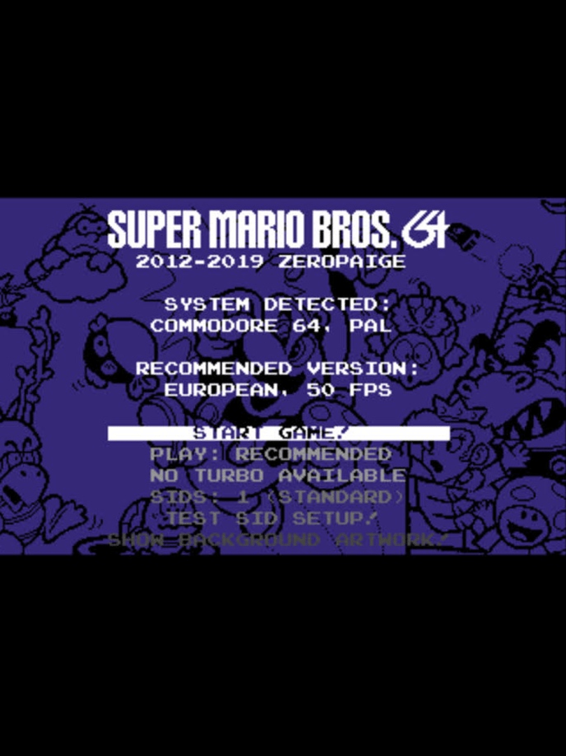 Super Mario Bros. 64 Cover