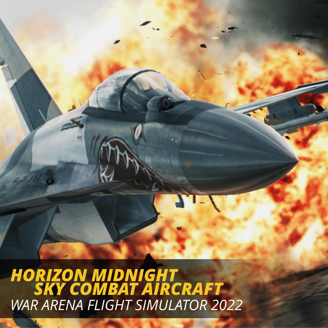 Horizon Midnight Sky Combat Aircraft: War Arena Flight Simulator 2022 Cover