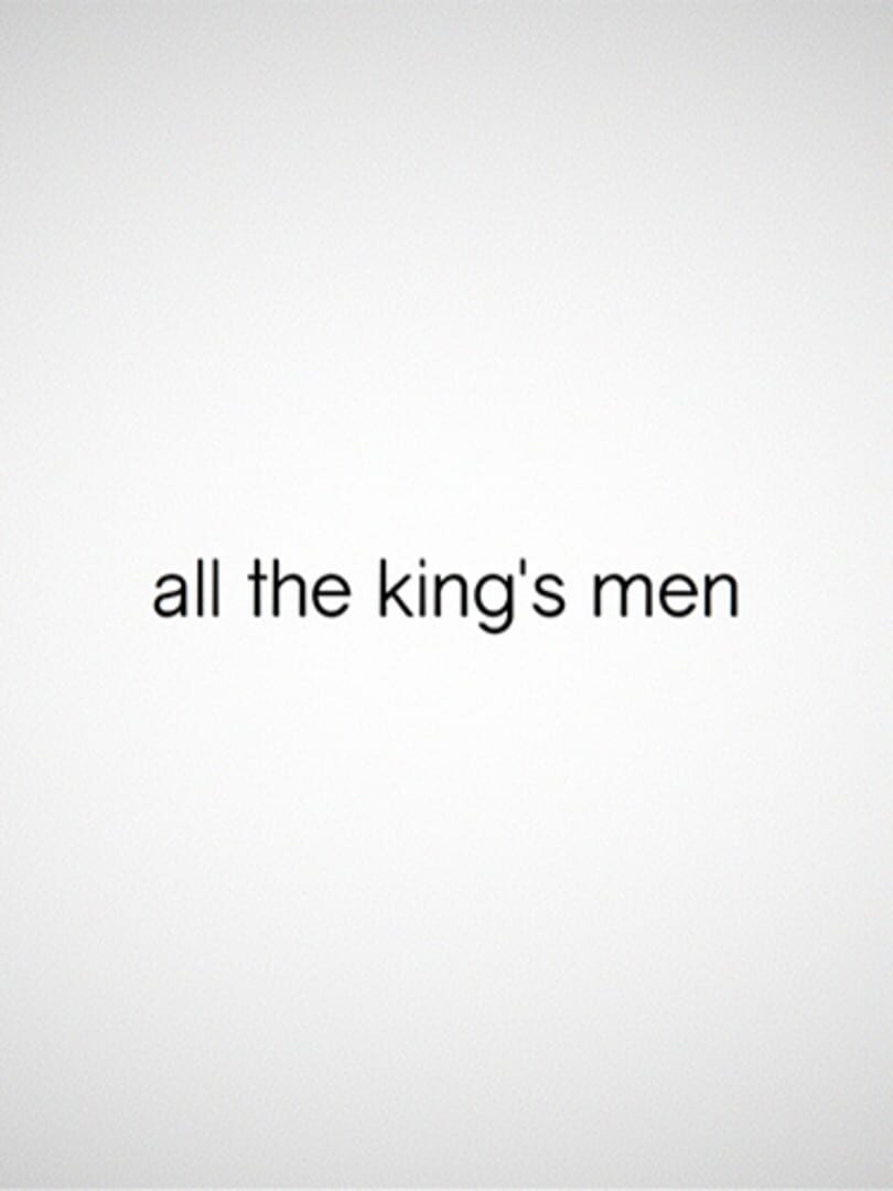 All the King's Men (2021)