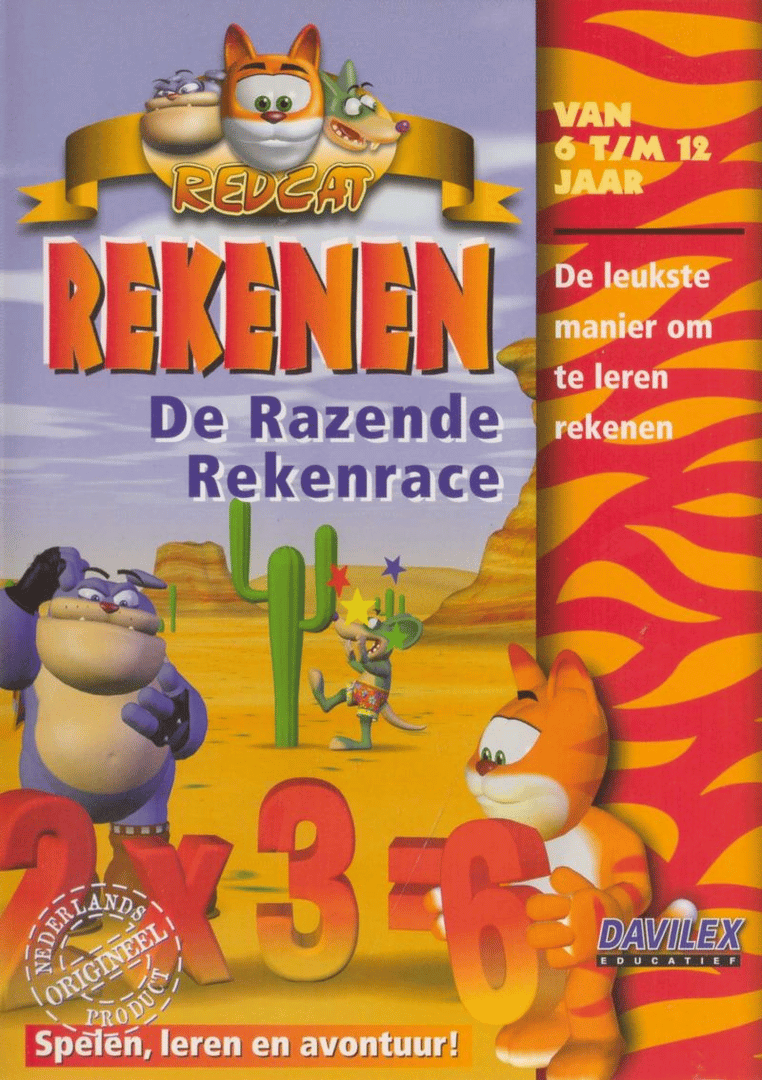 RedCat: De Razende Rekenrace Cover