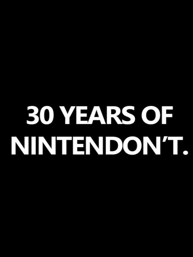 30 Years of Nintendon't cover art