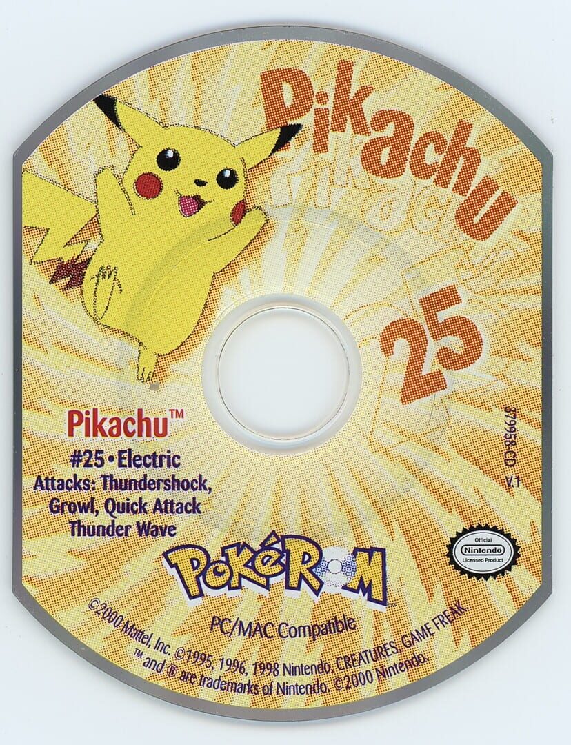 PokéROM: Pikachu cover art