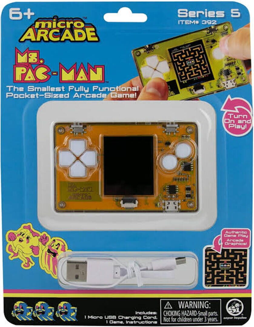 Micro Arcade: Ms. Pac-Man cover art