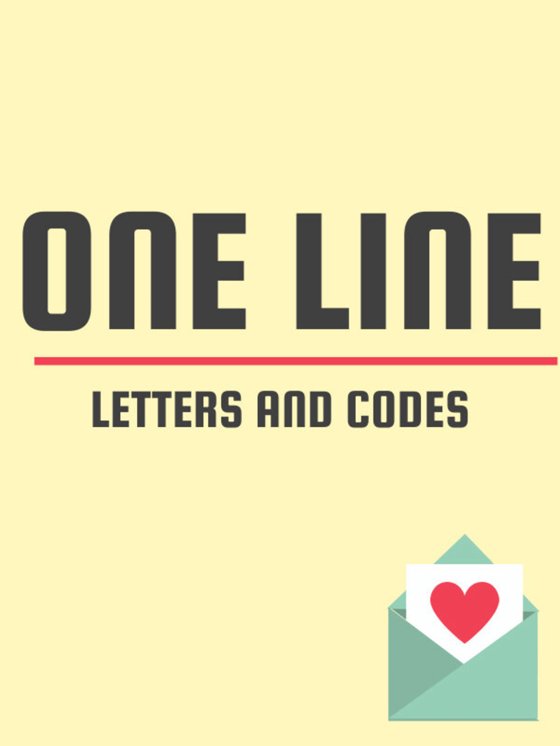 One Line: Letters and Codes Cover