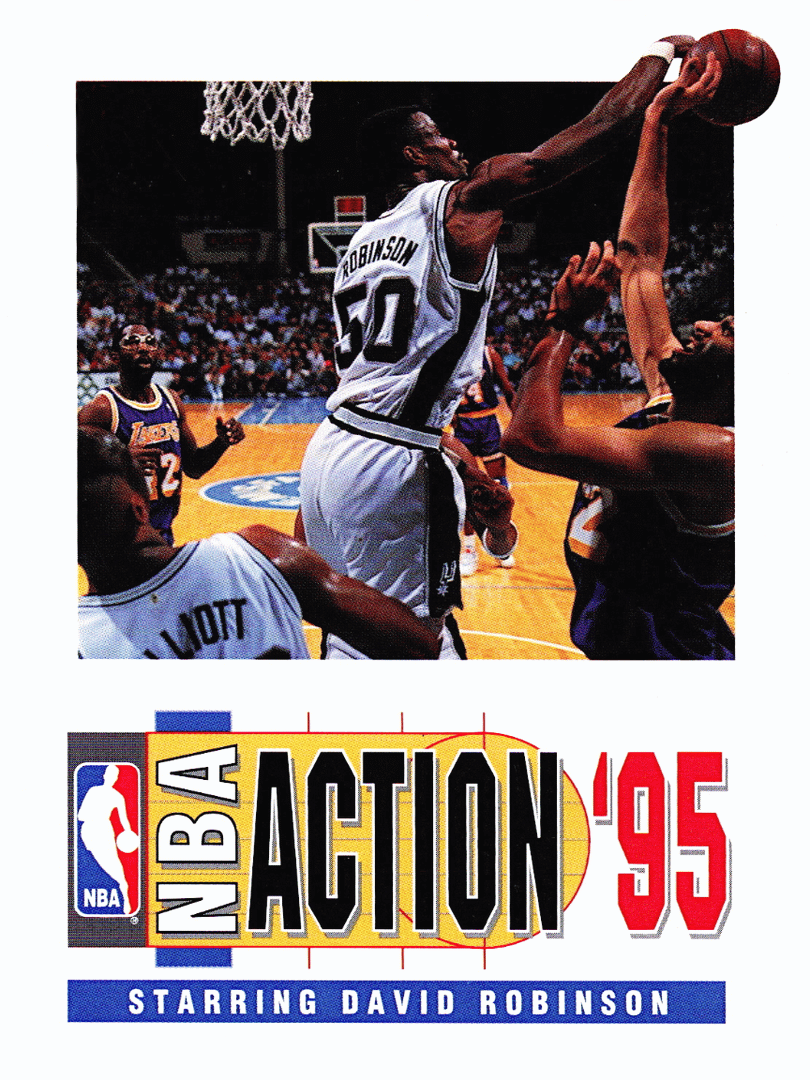 NBA Action '95 starring David Robinson Cover