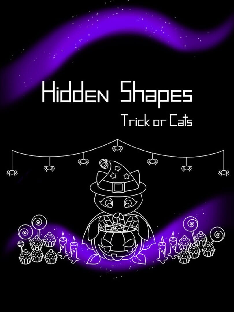 Cover image of Hidden Shapes: Trick or Cats