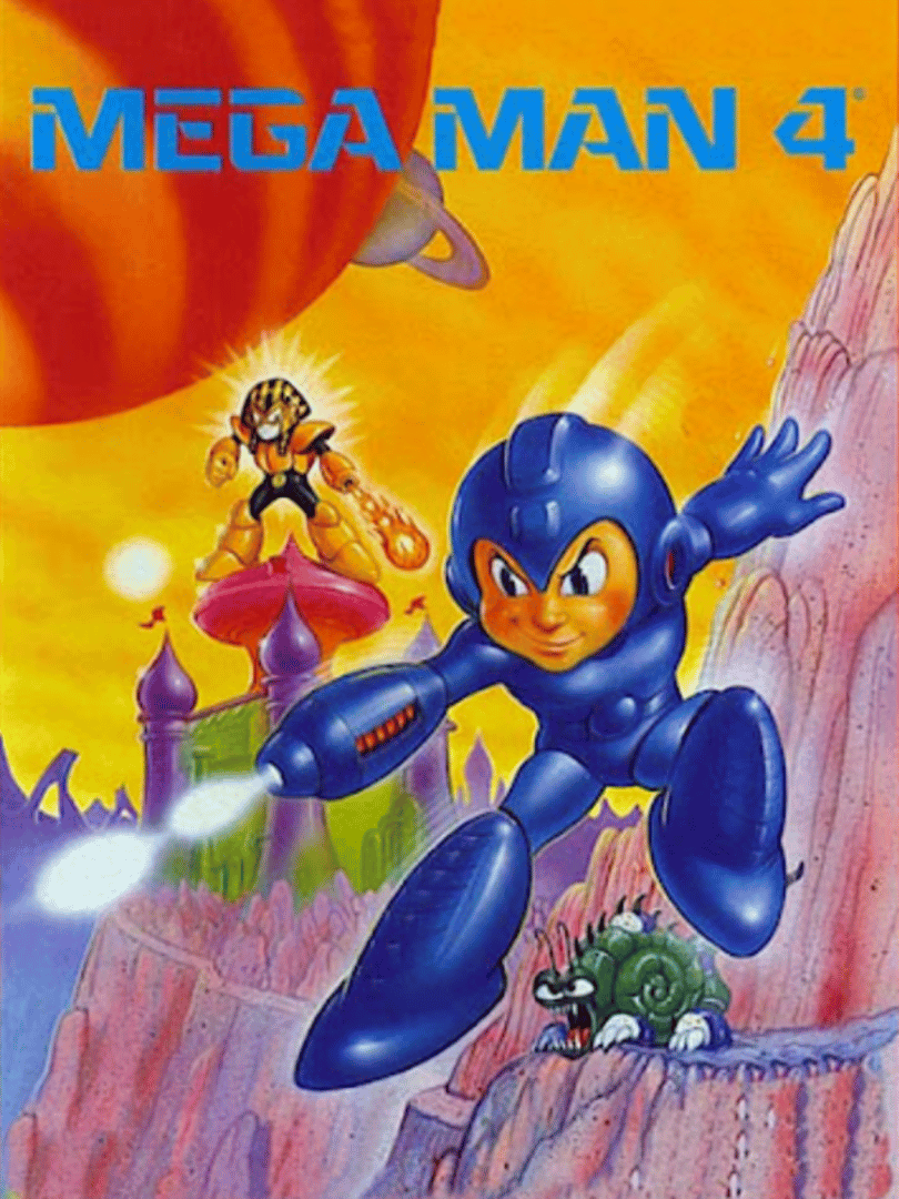 Mega Man 4 Cover