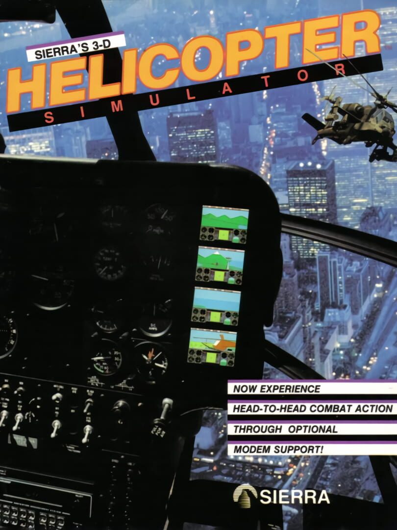 Cover image of Sierra's 3-D Helicopter Simulator
