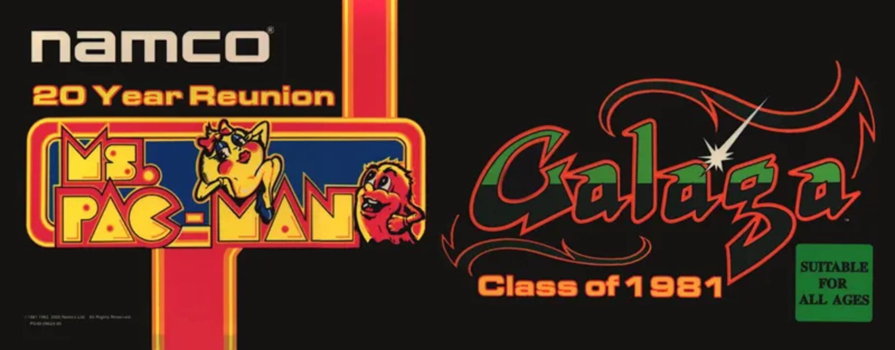 Ms. Pac-Man/Galaga: Class of 1981 cover art