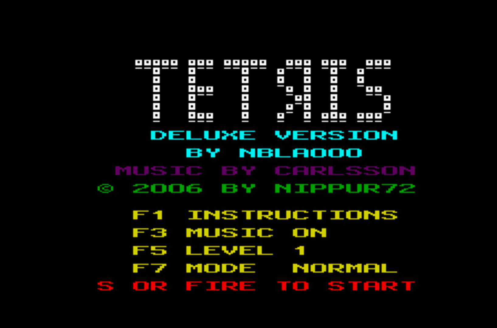 Tetris Deluxe Cover