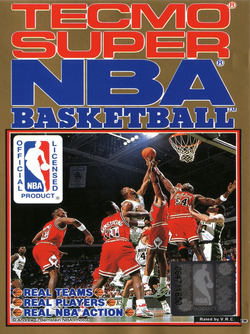 Tecmo Super NBA Basketball Cover